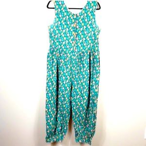 navy striped tie bow palazzo jumpsuit